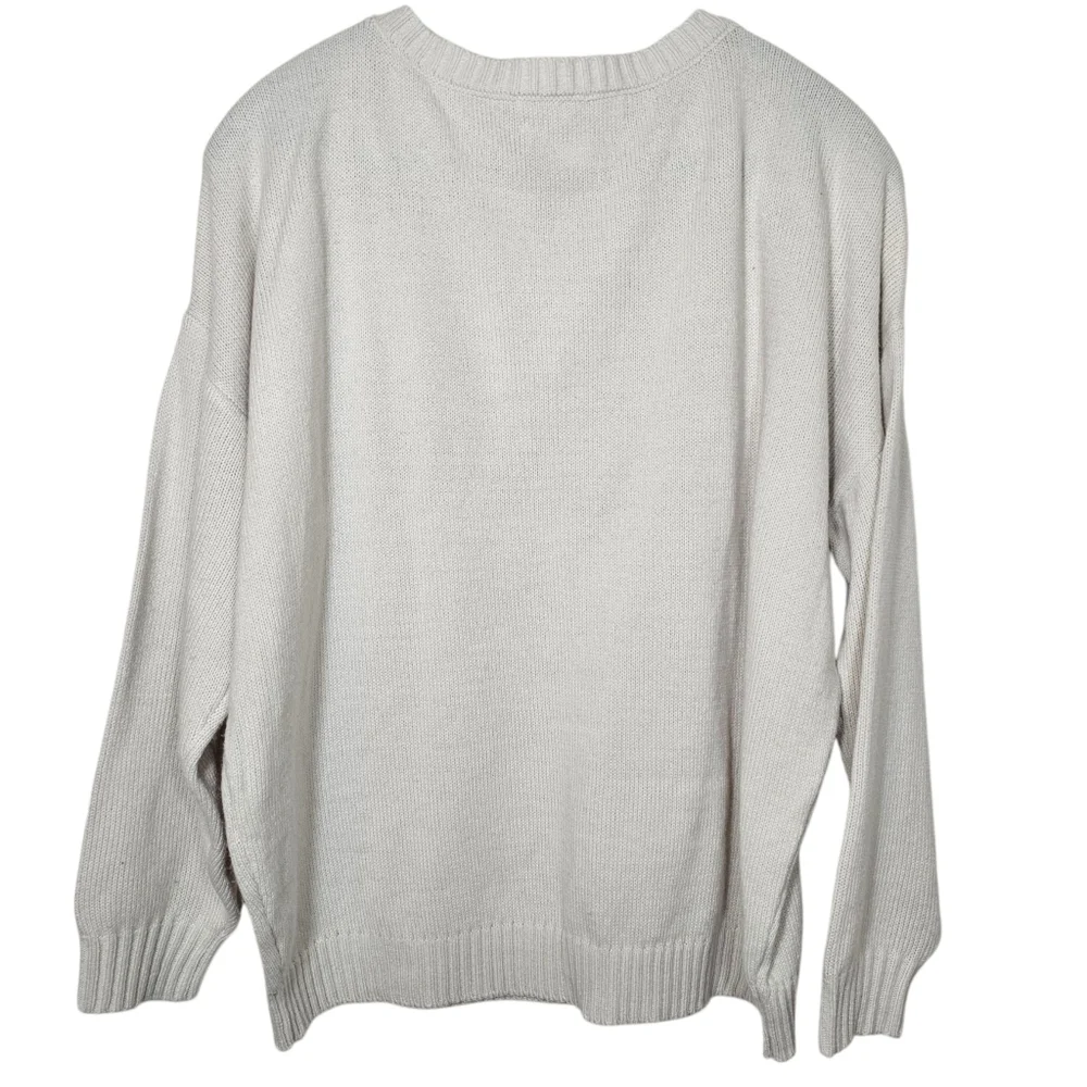 saltwater LUXE Take Me to Paradise Sweater in Cream•Size Large•NWOT! - Picture 8 of 9